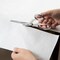 Threadmade Home Embossed Vinyl Cushioned Flannel Backing Tablepad, White - 52"W x 108"L